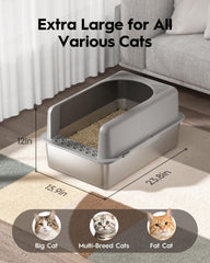 MLIKLU XL lid provides privacy and containment for your cat.