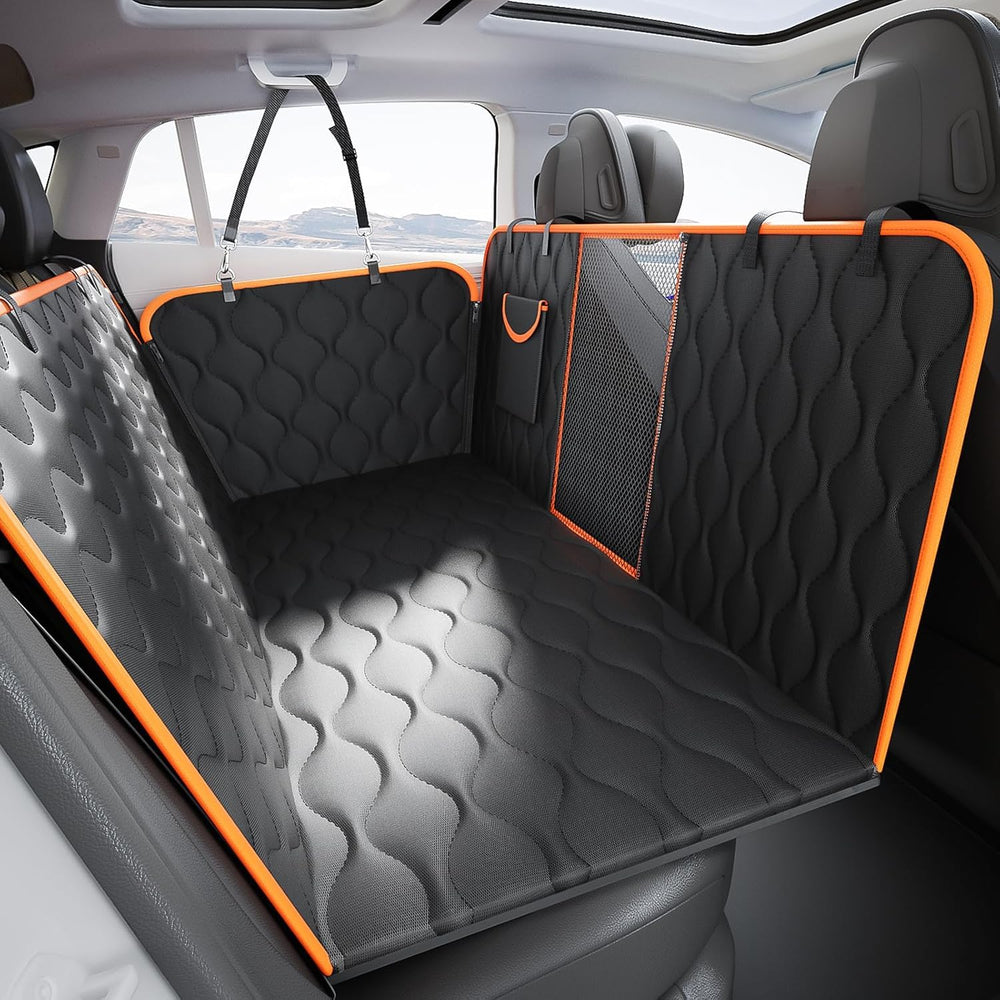 Mlivrom scratchproof back-seat dog cover protects fabric and resists paw scratches.