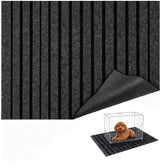 Mluyeri dog crate mat with waterproof layer protecting floors