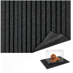 Mluyeri dog crate mat with waterproof layer protecting floors