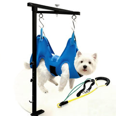 Mluyeri dog grooming arm rotates for precise access during baths