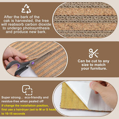Mocherpion cork-and-cardboard scratch pad offers varied textures for satisfying claws and reducing mess.