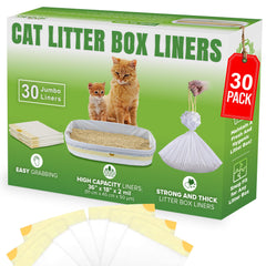 Modish Home Decor jumbo cat litter liner in a rigid box, easy to grab and store.