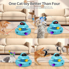MOHAYA flying butterfly action as a chase target for cats