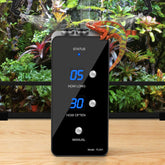 Moistenland reptile humidifier with 360-degree nozzles for even terrarium humidity.
