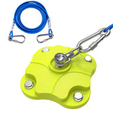 MOLANZ dog stake with 360° anti-tangle system for safe yard play.