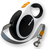 MOLNY retractable leash 16ft 66lb demonstrates durable design for daily walks.