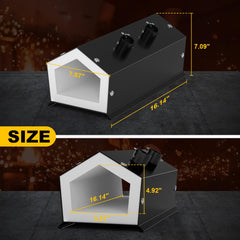 Molten Masters fire brick inside the forge supports heat retention