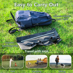 Molvyan 13-inch ground anchor installing easily for strong dog hold on varied terrain.