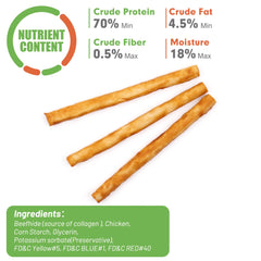 MON2SUN Chicken Collagen Sticks 5 inch chew for small dogs