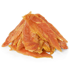 MON2SUN chicken jerky pack in a resealable bag for convenient on-the-go treats.
