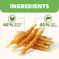 MON2SUN omega-3 codfish stick offers a natural protein boost for daily snacks.