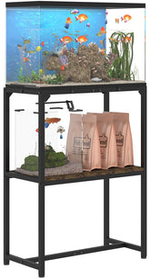 Mondazie 20-Gallon Tank Stand top view highlights sturdy cross-frame stability.