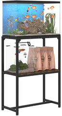 Mondazie 20-Gallon Tank Stand top view highlights sturdy cross-frame stability.