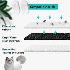 Monsin filter sponges pack keeps fountain water clean and fresh