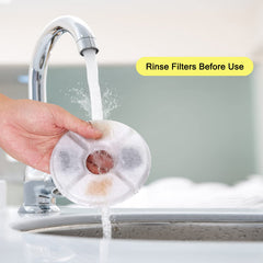 Monsin sealed filter pack keeps filters protected until use.