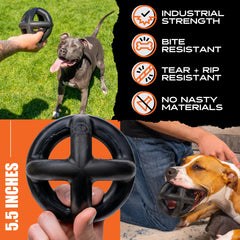 Monster K9 Ring Ball designed for indoor and outdoor play.