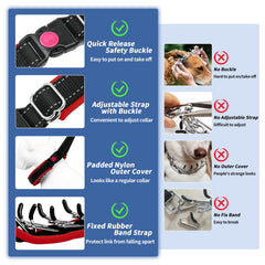 Monstoyo collar features soft neoprene padding for comfortable all-day wear.
