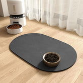 MontVoo absorbent dog food mat closeup showing quick-dry surface for mess-free feeding.