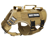 MOOGROU No Pull Harness on a large dog with breathable air mesh for comfort