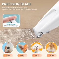 MOONEON IP68 waterproof trimmer safely rinsed under water