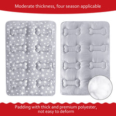 Moonsea dog bed mat is machine washable for easy fur cleanup