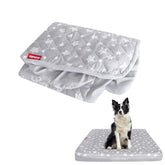Moonsea waterproof dog bed cover with star print protects bed from spills