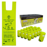 Moonygreen dog poop bag with easy-tie seals for quick, clean waste handling.