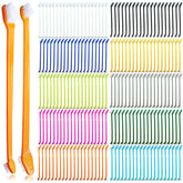 MoonyMars bulk toothbrushes in varied colors for color-coded brushing.