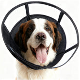 MoonyMars XXL extra-large soft dog cone with 37 cm length, designed for recovery.