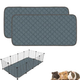 Mooydee 2-pack cage liners set up for a clean, dry guinea pig space