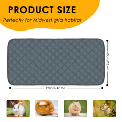 Mooydee guinea pig liner with absorbent multi-layer top for clean paws