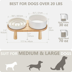 MOPANG water bowl in set highlighting large hydration capacity