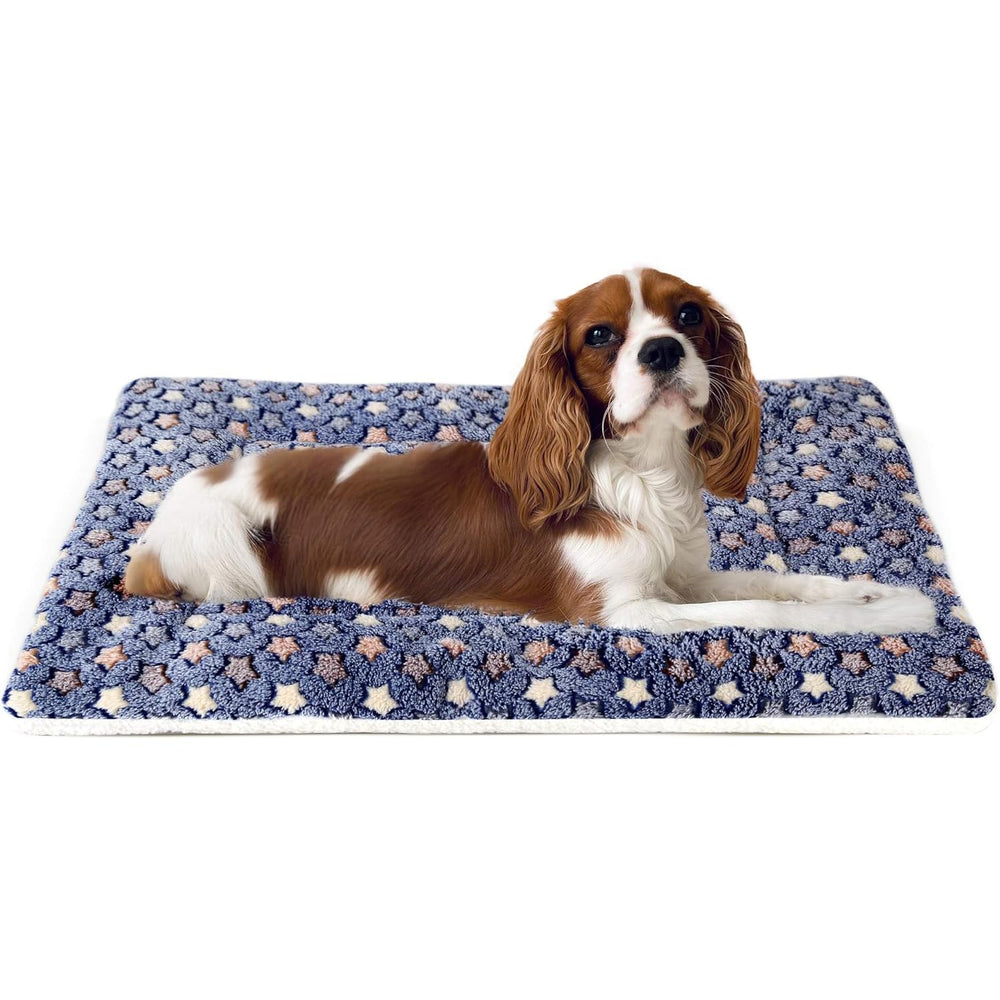 Mora Pets Dog Bed Crate Pad with star print for cozy crate comfort.
