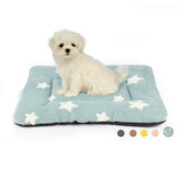 Mora Pets dog crate pad blue anti-slip bottom for steady resting.