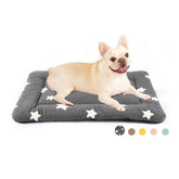 Mora Pets dog crate pad in gray offers ultra-soft comfort for medium dogs.