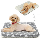 Mora Pets dog crate pad star print grey for crate comfort.