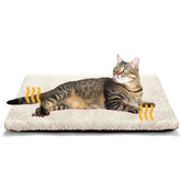 Mora Pets self-warming cat bed compact 24x18 inches offers cozy warmth without cords