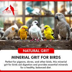 Morning Bird Pigeon Grit resealable bag for convenient storage.