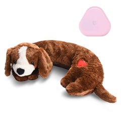 Moropaky Heartbeat Puppy Toy main view showcases cuddly comfort and anxiety relief.