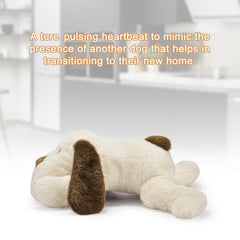 Moropaky heartbeat simulator inside plush demonstrates comforting function
