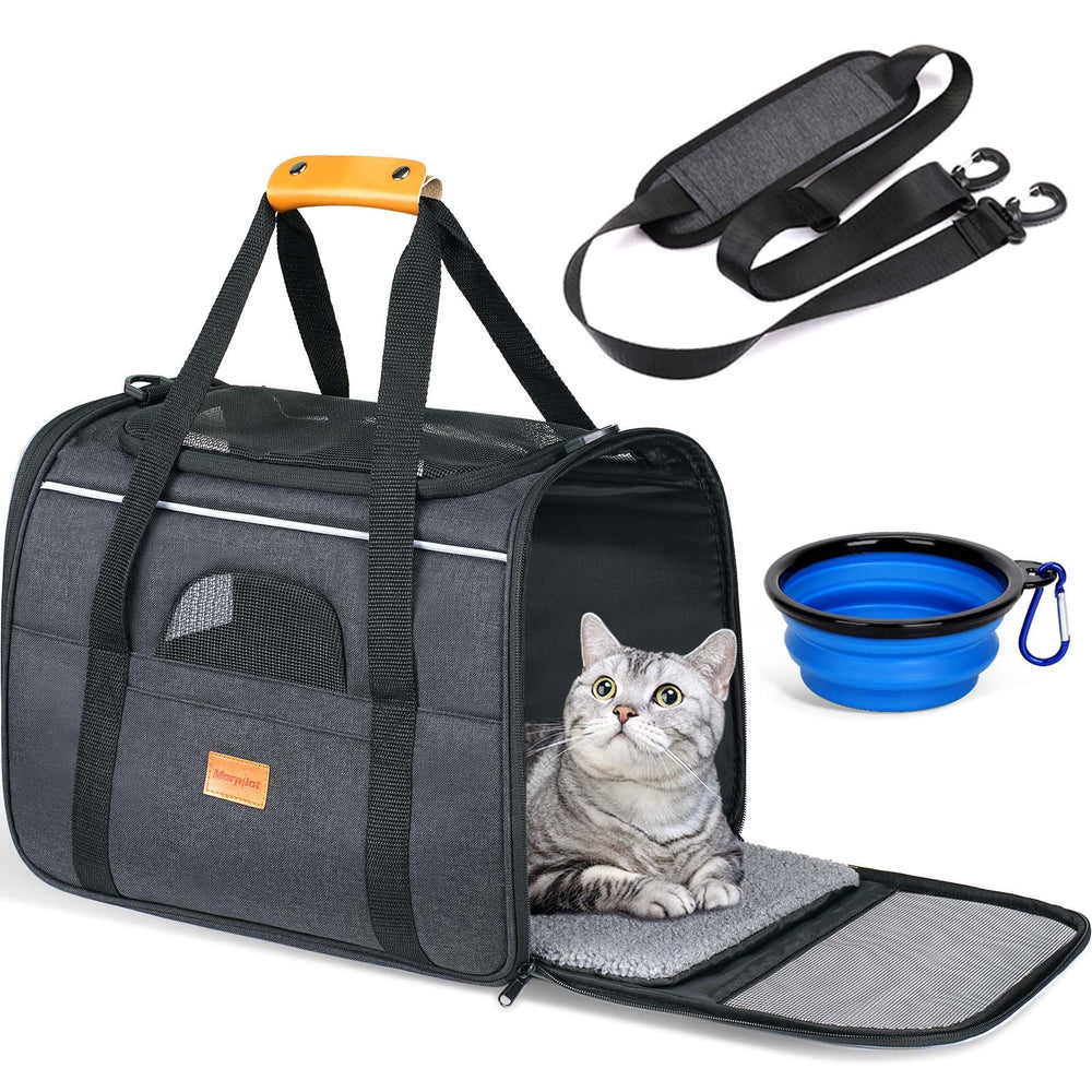 Morpilot cat carrier spacious interior for comfortable travel and easy movement.