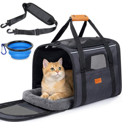 Morpilot pet carrier with spacious-large-cat-dog interior for comfortable travel