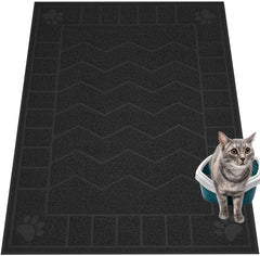 Motsamla cat litter mat 47x35 showcases large size for effective scatter control.