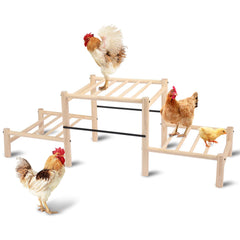 Moyardow chicken perch in beechwood suitable for coop roosting and comfort.
