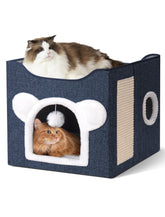 MOYLLOG large cat cave entrance for a cozy indoor hideaway.