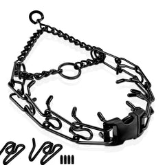 MR.BEEFOO Pinch Collar front view shows sturdy construction for training