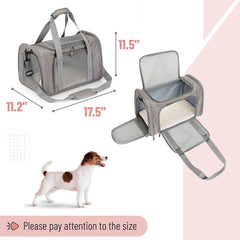 Mr. Pen Pet Carrier soft mat provides a comfy resting spot during trips.