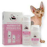 MR WRINKLES Sphynx Skin Care Duo box showing premium packaging for hairless cats