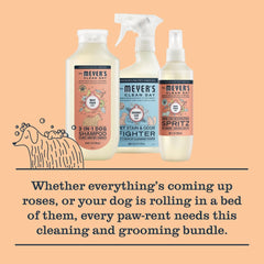 Mrs Meyer's Clean Day Dog Care Kit deodorizing spritz bottle for quick coat refresh